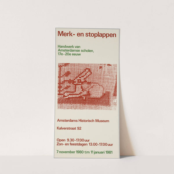Merk- en stoplappen (1980) by Jolijn van de Wouw