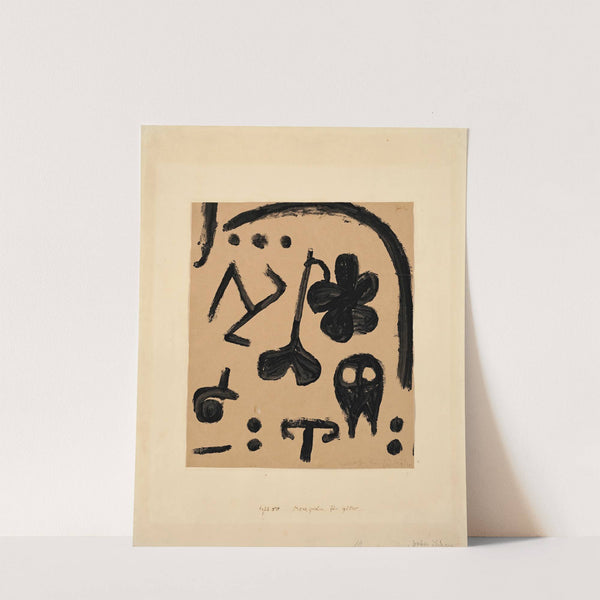 Merkzeichen für später by Paul Klee