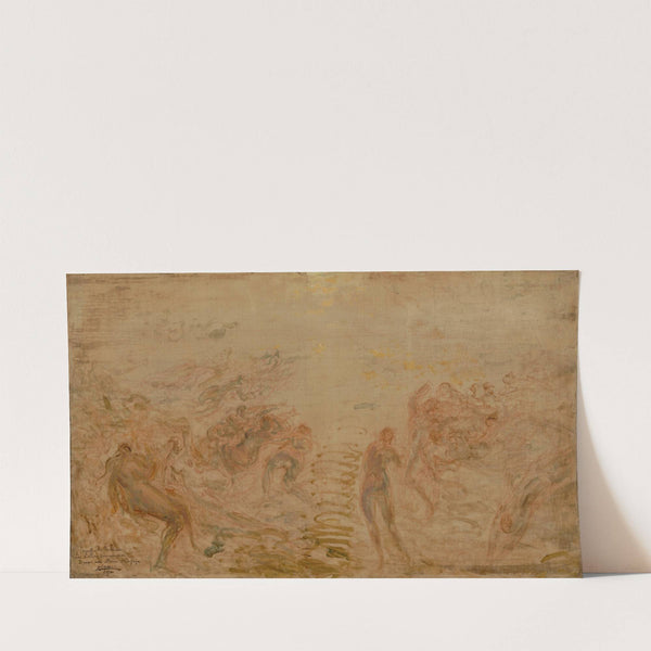 Mermaids Under Water (1874) by Félix Ziem