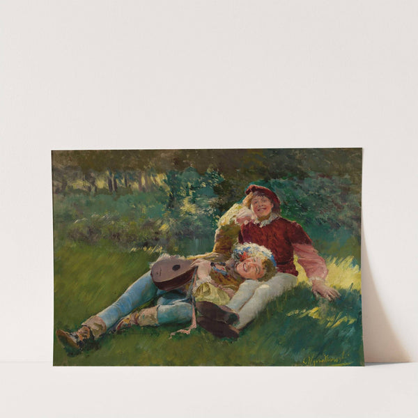 Merry children by Leon Wyczółkowski