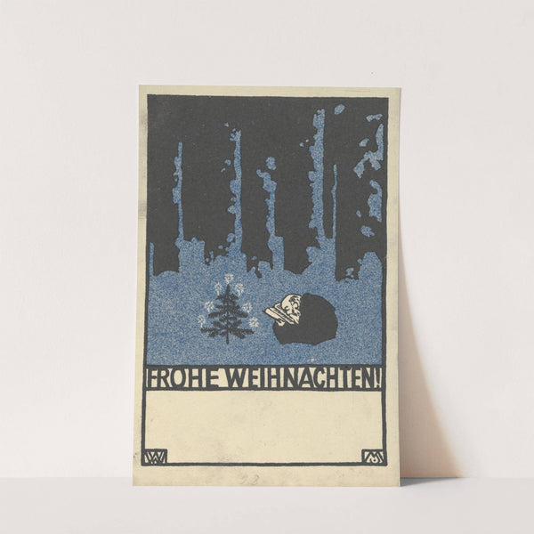 Merry Christmas! (Frohe Weihnachten!) (1907) by Moriz Jung