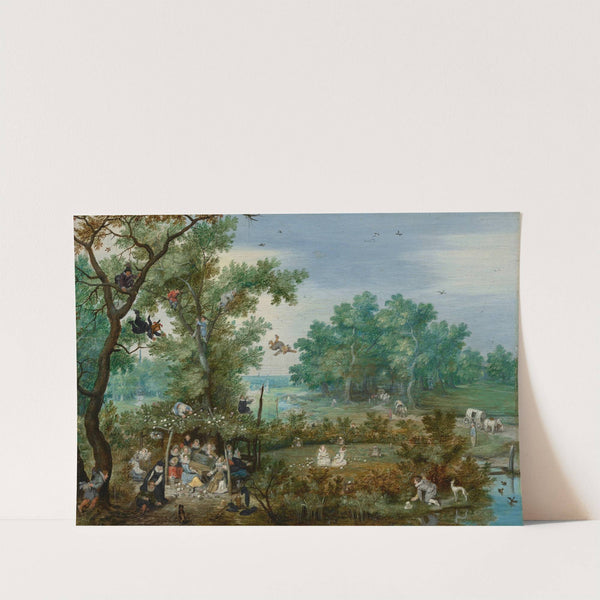 Merry Company in an Arbor (1615) by Adriaen Pietersz. Van De Venne