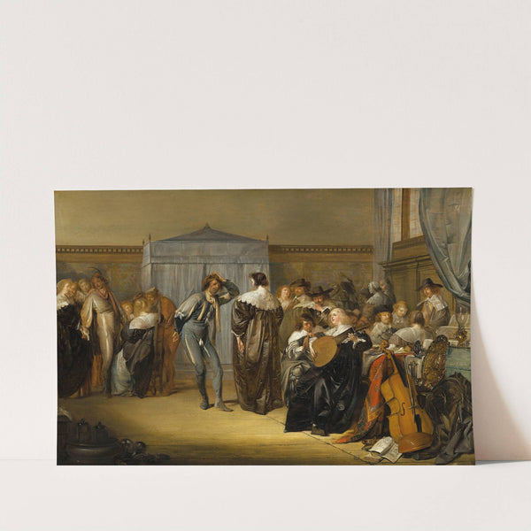 Merry Company with Masked Dancers (1636) by Pieter Codde