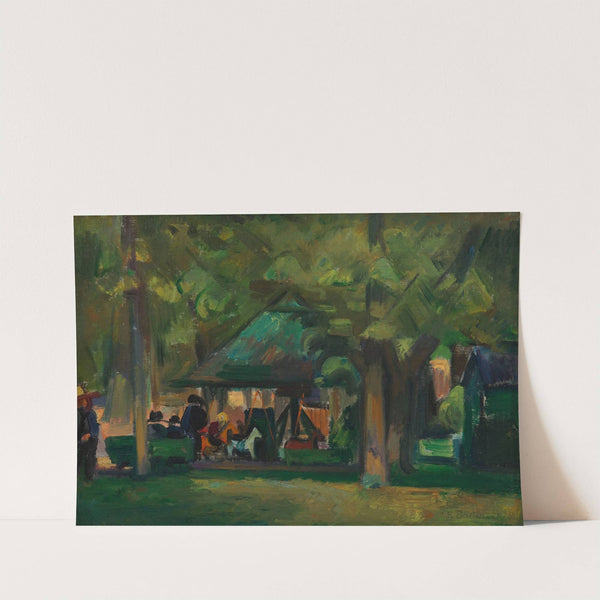 Merry-Go-Round in a Park (1938) by Franciszek Bartoszek