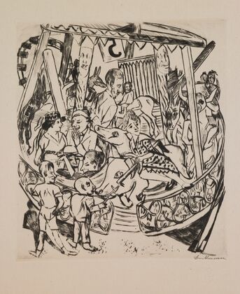 Merry-Go-Round, plate 7 from the portfolio ‘Annual Fair’ (1921)