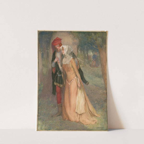 Merry wives, act V, sc. V (1900-1920) by Thomas Cantrell Dugdale