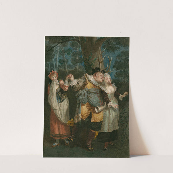 Merry wives of Windsor, act 5, scene 5 (1893) by Alexandre Bida