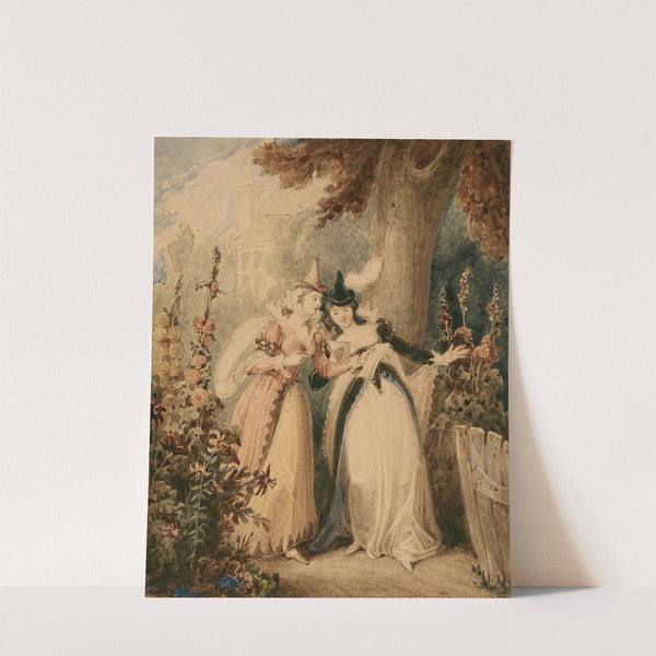 Merry wives of Windsor, II, 1, Mrs. Ford and Mrs. Page reading a letter by Robert Smirke