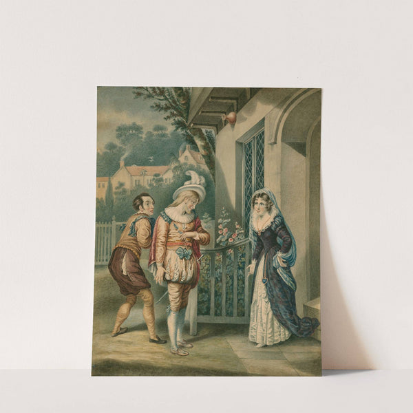 Merry wives of Windsor, III, 4, Anne Page and Slender by Robert Smirke