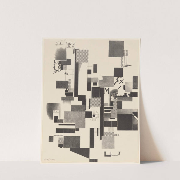 Merz 3. Kurt Schwitters 6 Lithos Pl.3 (1923) by Kurt Schwitters