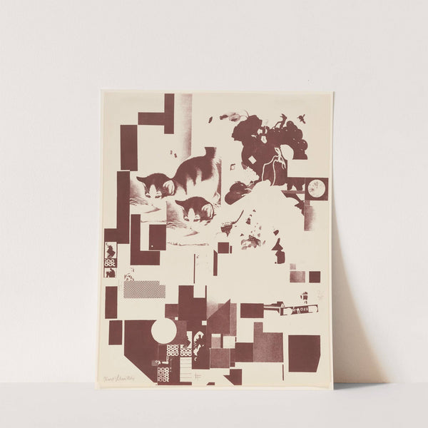 Merz 3. Kurt Schwitters 6 Lithos Pl.6 (1923) by Kurt Schwitters