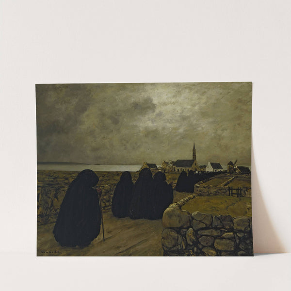 Messe basse en hiver (Bretagne) (1902) by Charles Cottet