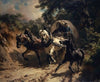 Messenger Carriage in a Hollow Way