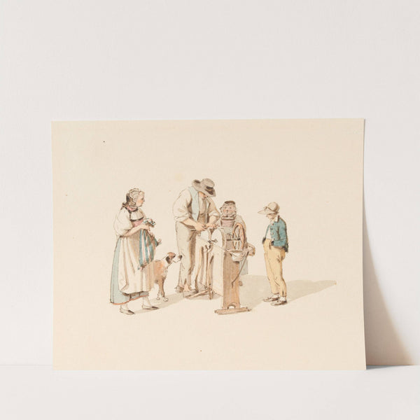 Messerschleifen in Bern by Franz Niklaus König