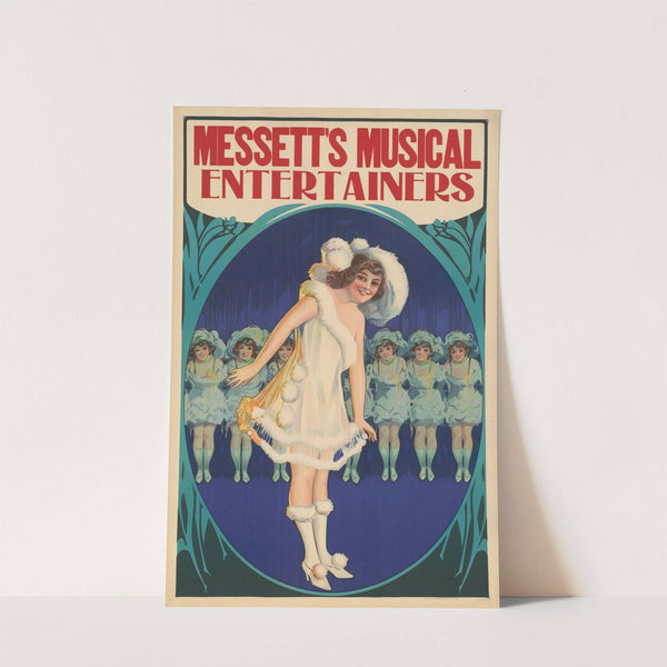 Messett’s Musical Entertainers (ca. 1900 - 1910) by Donaldson Lith. Co
