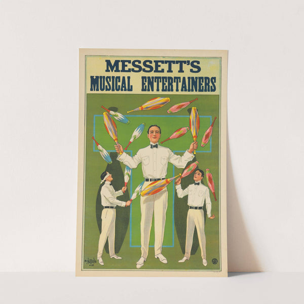 Messett’s Musical Entertainers (ca. 1900 - 1910) by Donaldson Lith. Co