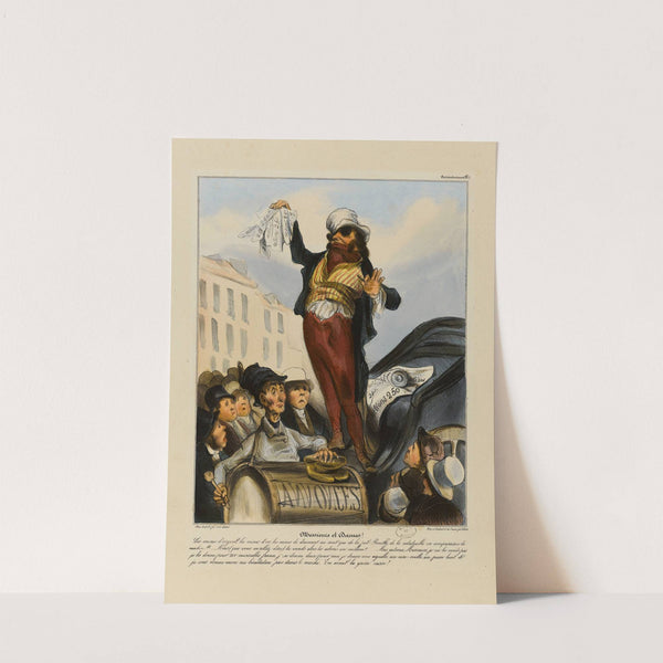 Messieurs et Dames Les mines d’argent, les mines d’or, les mines de diamant ne sont que de la pot-bouille, de la ratat (1836-1838) by Honoré Daumier