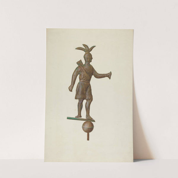 Metal Indian Weather Vane by John W. Kelleher