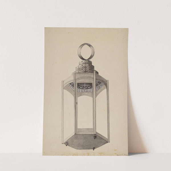 Metal Lantern by Margaret K. Moore