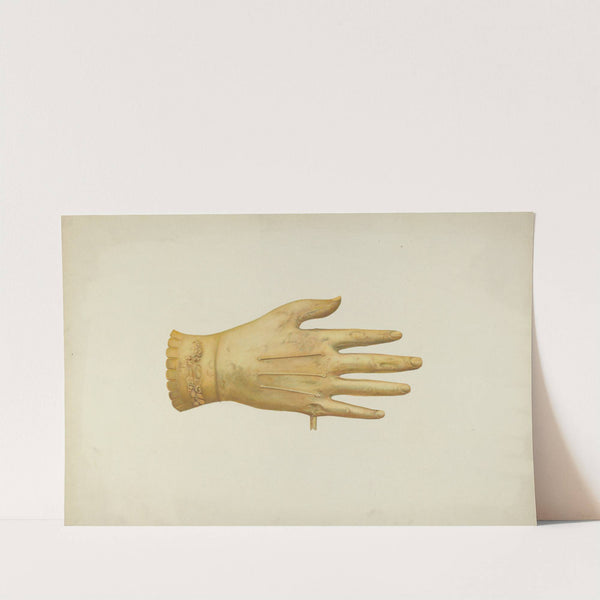 Metal Weather Vane - Glove by Harriette Gale