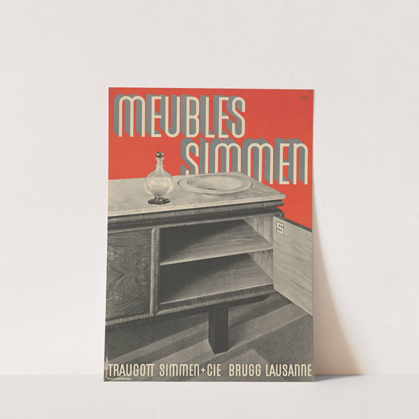 Meubles Simmen (1930) by Walter Cyliax