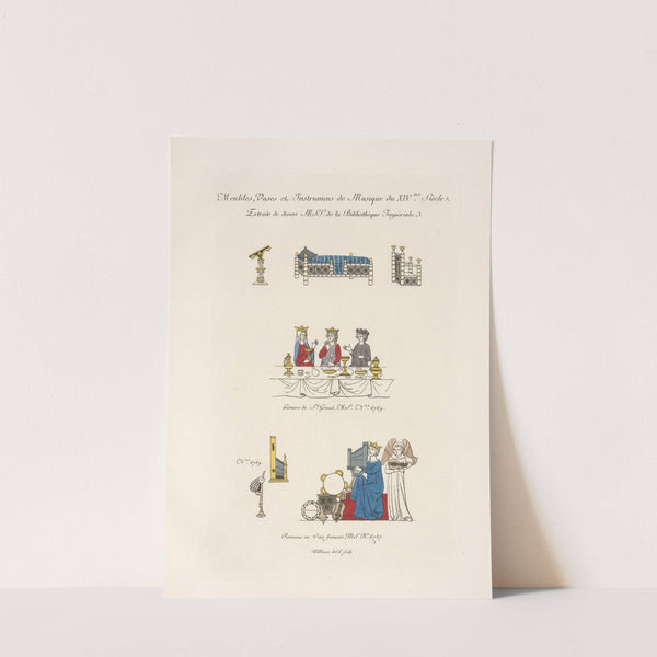 Meubles, vases et instrumens de musique du XIVme. siècle. by Nicolas Xavier Willemin