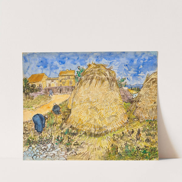 Meules de blé (1888) by Vincent van Gogh