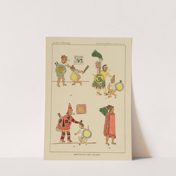 Mexican Military Insignia (1894) by Garrick Mallery