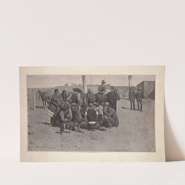 Mexican monte by Frederic Remington