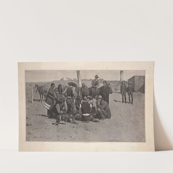 Mexican monte (1901) by Frederic Remington