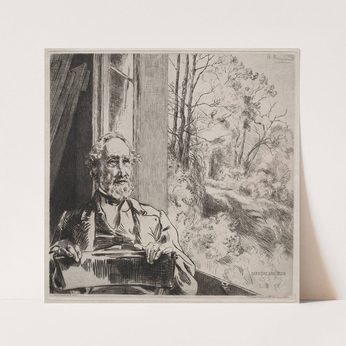 Meyer-Heine (c. 1872) by Félix Bracquemond