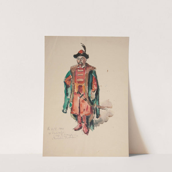 Mężczyzna w kontuszu z karabelą by Ivan Ivanec