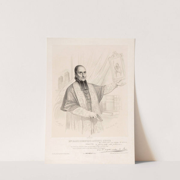 Mgr. Marie-Dominique-Auguste Sibour, Archevêque de Paris (1848) by Marie-Alexandre Alophe
