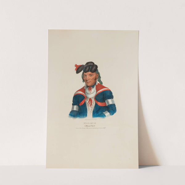 MI-A-QU‑A; A Miami Chief (1835) by James Otto Lewis
