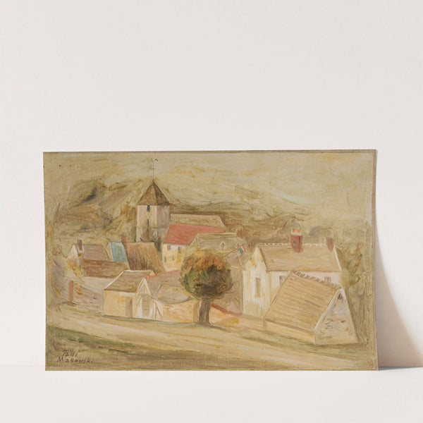 Miasteczko by Tadeusz Makowski