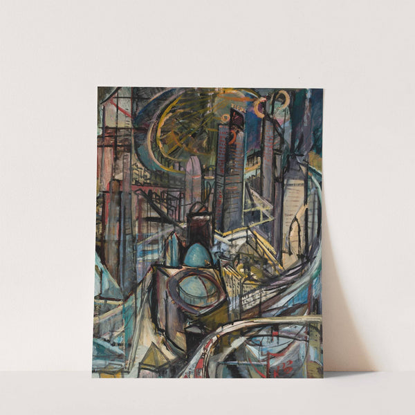 Miasto fabryczne by Leon Chwistek