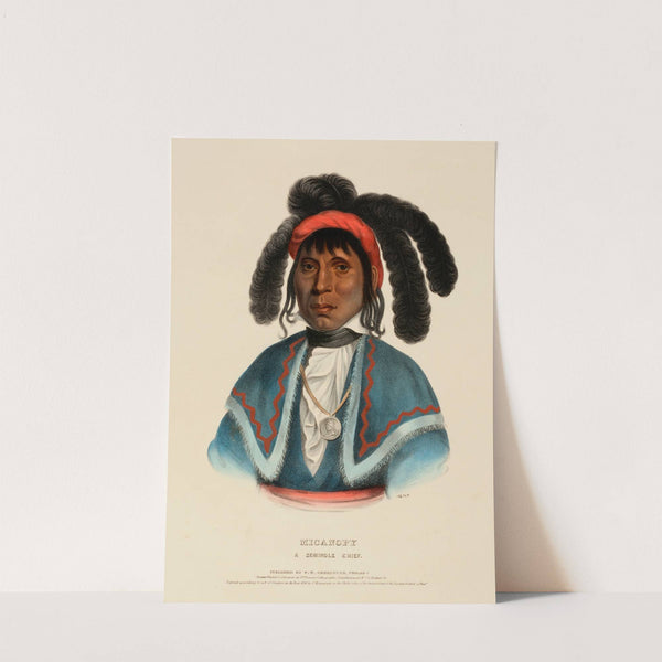 Micanopy. A Seminole Chief (1838) by Charles Bird King