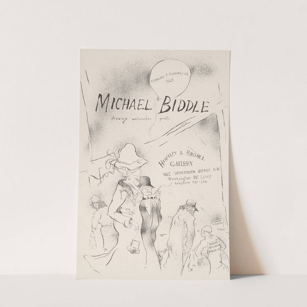 Michael Biddle, drawings, watercolors, prints by Michael Biddle