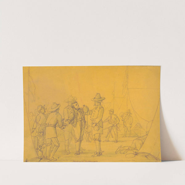 ‘Micke and the rattlesnake’, General Alexander McDowell McCook’s headquarters, Tuscumbia, Alabama (1861-1865) by Adolph Metzner