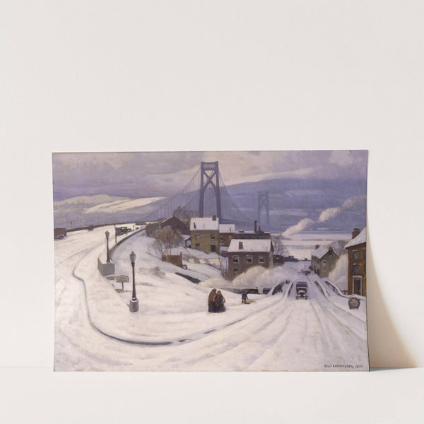 Mid-Hudson Bridge-Winter by Cecil Chichester