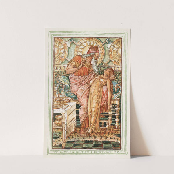 Midas Daughter turned to gold by Walter Crane