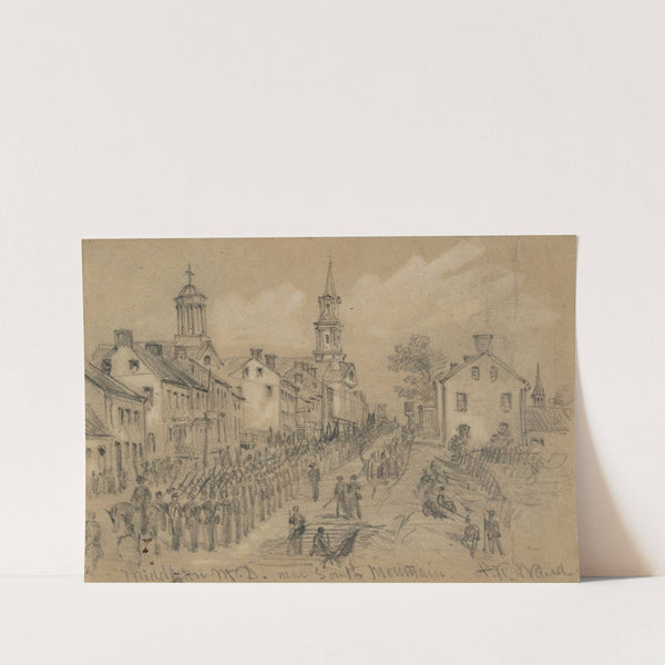 Middleton M.D. near South Mountain by Alfred Rudolph Waud