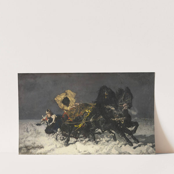 Midnight Ride (1873) by Jozef Chelmonski