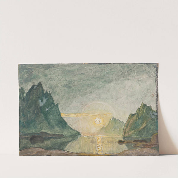 Midnight Sun. Study from North Norway by Anna Boberg