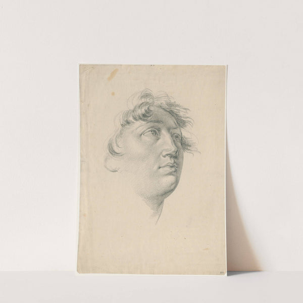 Mietje Brinkman: vrouwenkop driekwart nr. rechts gewend by David Humbert de Superville