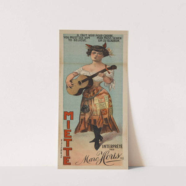 Miette interprété par Marc Horis (1906) by Louis Galice