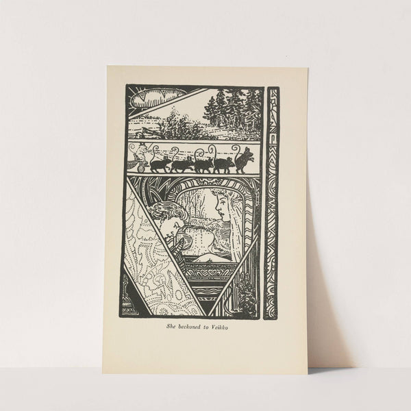 Mighty Mikko; a book of Finnish fairy tales and folk tales Pl.13 by Parker Hoysted Fillmore