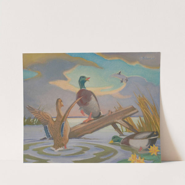 Migratory Marsh (1973) by James C. Kulhanek