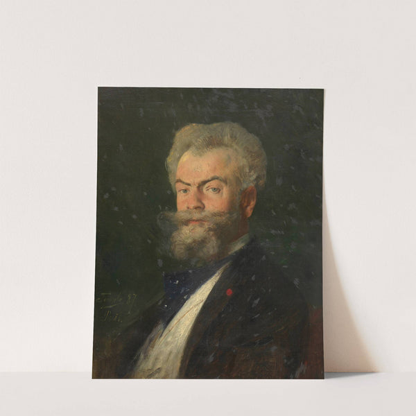 Mihály von Munkácsy (eigentl. Michael Lieb), Maler by Hans Temple