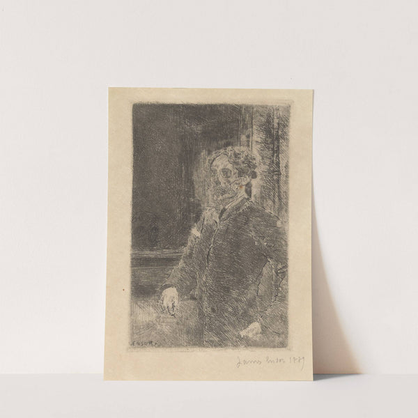 Mijn portret met doodshoofd by James Ensor